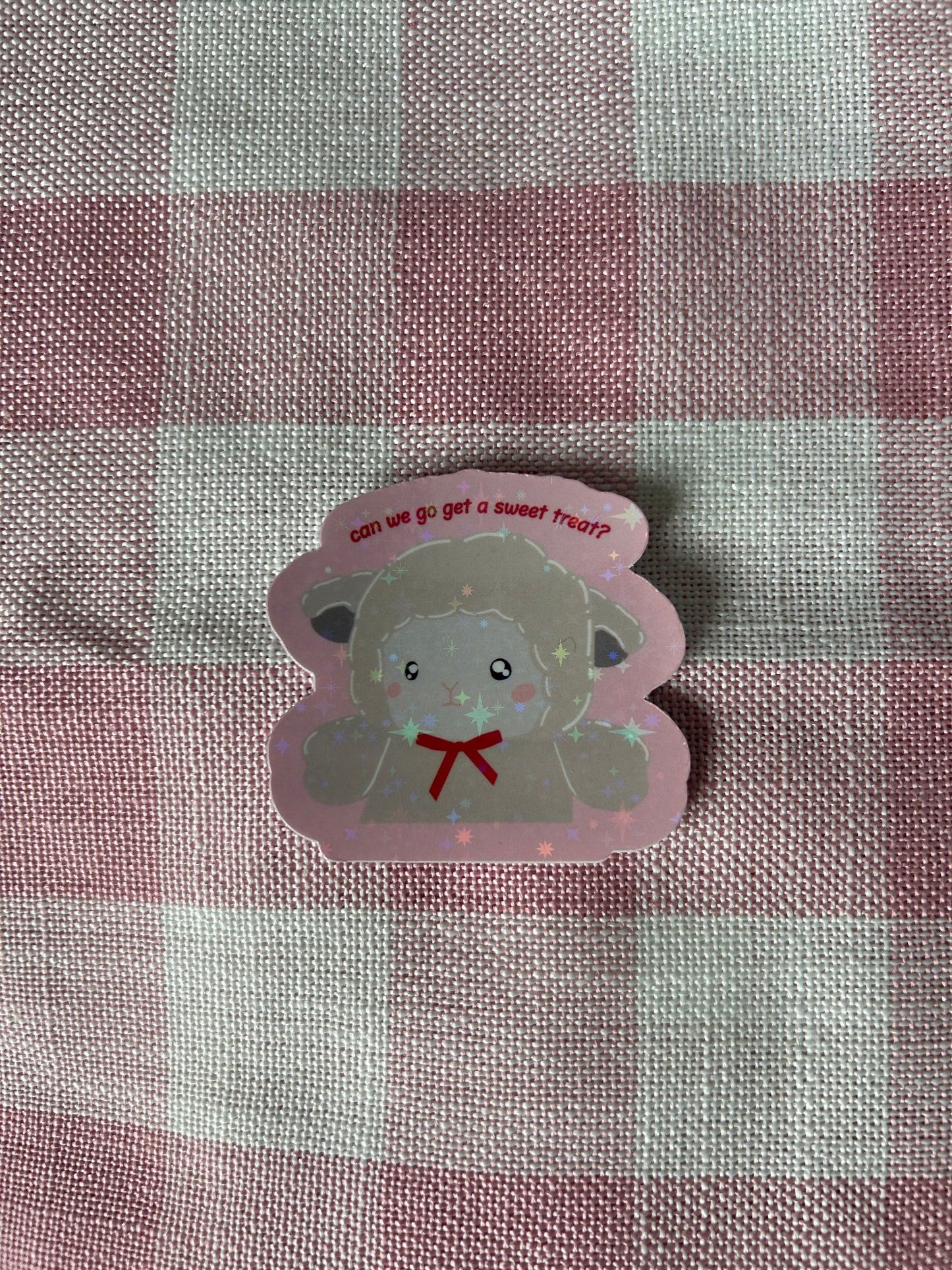 can we go get a sweet treat? Sticker